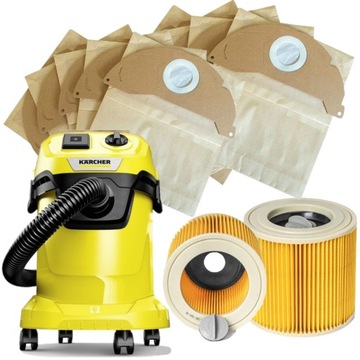 10 СУМОК + ФИЛЬТР ДЛЯ KARCHER MV2 WD2 A2004
