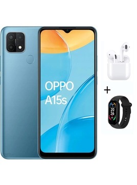 Смартфон Oppo A15s 8 ГБ / 128 ГБ 4G (LTE), синий