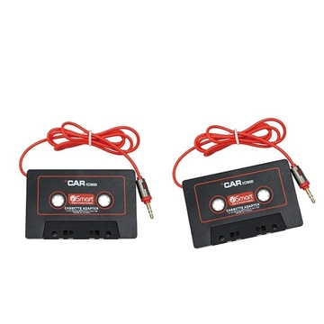 2x 3,5 mm Jack Stereo do samochodowej kasety audio AUX