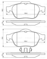 фото thumb №2, Гальмівні диски гальмівні колодки перед bosch renault espace iv