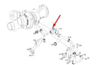 Mercedes-benz s w222 ущільнювальне кільце трубка зворотний turbo a0279970645 oem Київ, фото thumb