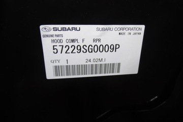 фото thumb №8, Subaru forester iv капот крышка двигателя оригинал