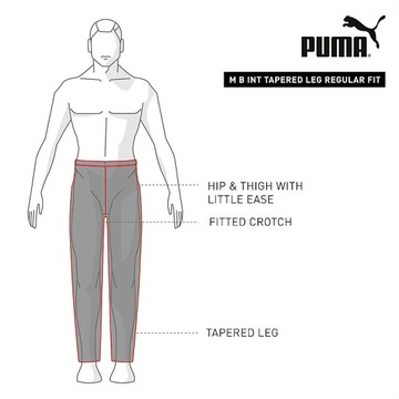 Spodnie dresowe męskie Puma Rebel Bold r.S szare
