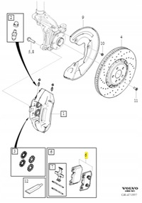 фото thumb №1, Тормозные колодки тормозные перед polestar 2