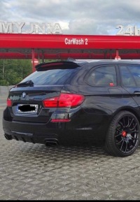 фото thumb №12, Дифузор bmw f10 f11 чорний блиск m набір накладка бампера спойлер