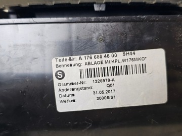 фото thumb №6, Захист бардачок попільничка консолі тунелю mercedes w176 a1766804600