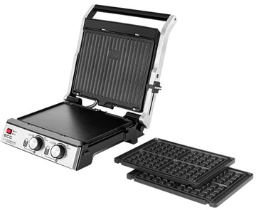 OPIEKACZ GRILL PANINI GOFRY 3w1 ECG 2000W BBQ