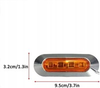 фото thumb №7, 10 szt лампа габаритная 4 led светодиоды габаритный фонарь