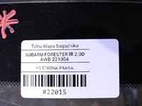 фото thumb №15, Крышка багажника задняя стекло 64z subaru forester iii
