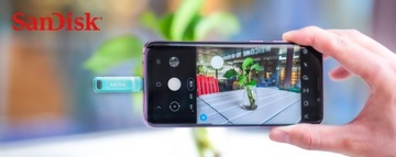 Флеш-накопитель SanDisk iXpand Luxe 128 ГБ USB-C для iPhone