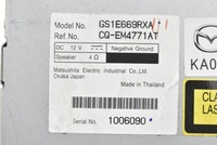 фото thumb №6, Радіо радіопрогравач cd mp3 rds gs1e669rxa mazda 6 2 ii gh 07-12