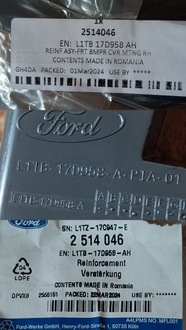 фото thumb №9, Ford puma 20- напрямна кронштейн бампера правий перед l1tb-17d958-ah