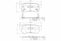 фото thumb №1, Nipparts тормозные колодки тормозные hyundai elantra sedan 2.
