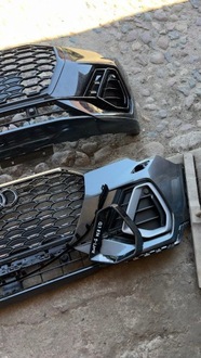 фото thumb №11, Audi q3 83a бампер переднє s-line решітка sq3 pianoblack познань 83a807061b