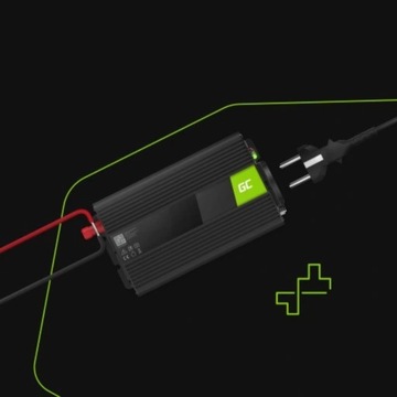 Преобразователь GREEN CELL 12 В в 230 В, 500 Вт/1000 Вт