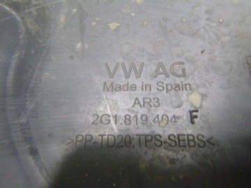 фото thumb №8, Панель под лобовым стеклом комплектные vw polo 2g vi 2g1819404f