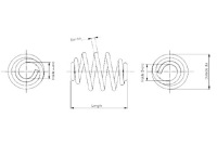 фото thumb №2, Пружина підвіска задня l/p fiat talento nissan primastar opel