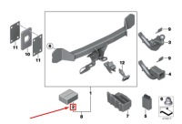 фото thumb №9, Bmw x5 f15, f85 tow hitch проводка harness 82712349500 2349500