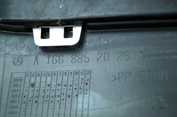 фото thumb №13, Накладка диффузор спойлер бампера зад mercedes ml w166