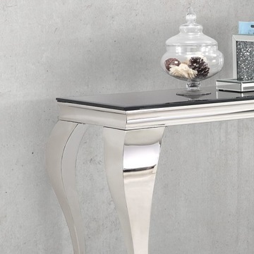 Glamour Стеклянная консоль Ludwik Silver Туалетный столик
