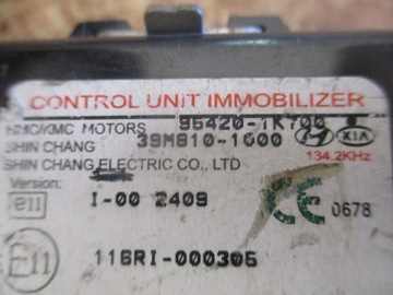 фото thumb №6, Модуль імобілайзера 95420-1k700 hyundai ix20 venga