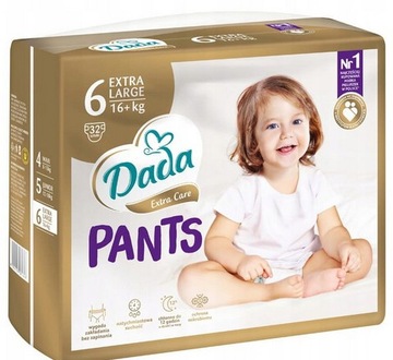 Dada PANTS размер 6 Трусики-подгузники ВСЕГО 96 шт.