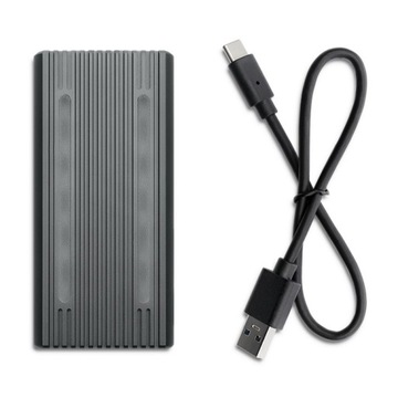 Корпус с твердотельным накопителем M.2 SATA NVMe RGB со светодиодной подсветкой, отсек для накопителя USB-C, емкость до 4 ТБ