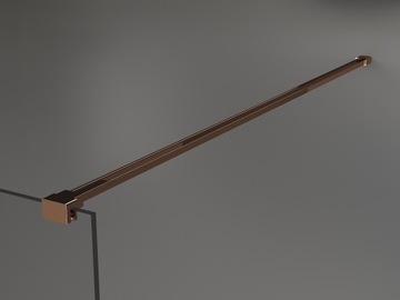 MEXEN KIOTO ŚCIANKA PRYSZNICOWA WALK-IN 80 x 200 CM ROSE GOLD szkło 8 mm