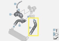 Turbo шланг интеркулер bmw x5 2.0 11618513853 с Разборки, фото thumb