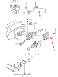 фото thumb №11, Vw jetta a6 mk6 пружина часовая пружина колонки руля 5c0959654a