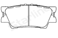 фото thumb №2, Starline гальмівні колодки гальмівні задня lexus es 350/ toyot