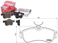 фото thumb №1, Brembo гальмівні колодки гальмівні nissan primera 90-99