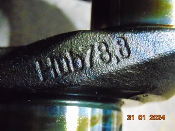 фото thumb №8, Bmw z4 e85 e90 e60 wał колінчастий n52 2.5i n52b25 hub 78.8 7529074 7553238 lux