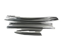 фото thumb №11, Koleos ii молдинг декоративная наружная ветровики хром