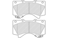 фото thumb №1, Ferodo гальмівні колодки гальмівні lexus lx toyota land cruis
