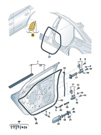 фото thumb №1, Плівка захисна двері права задня audi a6 c8