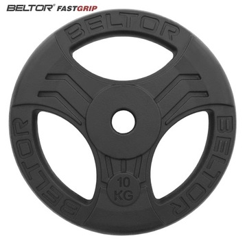 КОМПЛЕКТ ДЛЯ БОДИБИЛДИНГА BELTOR 20 КГ ЧУГУННЫЙ РУЛЬ С НАГРУЗКОЙ 31 ММ