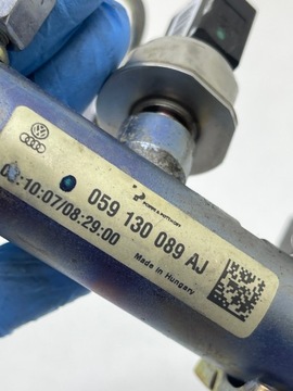 фото thumb №11, Audi a5 8t a4 b8 3.0 tdi планка впрыскивающий + датчик