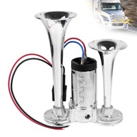 фото thumb №10, Клаксон tir сигнал сигнал компресор 12v głośna пневматична 600db хром