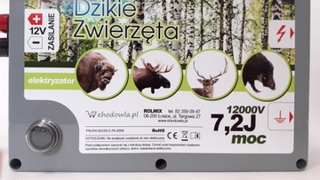 МОЩНЫЙ ЭЛЕКТРИЗАТОР ДИКИЕ ЖИВОТНЫЕ 7,2 Дж