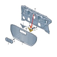 фото thumb №10, Audi q4 e-tron кронштейн решітка радіатора 89a853231
