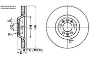 фото thumb №1, Ate диски тормозные 2szt peugeot перед 407 607 04