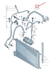 фото thumb №1, Skoda karoq nu охолоджуюча рідина труба with inner heat теплообмінник 5q1816738c