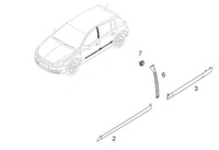 фото thumb №12, Молдинг защита стойка o astra h средняя левая 13123710