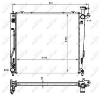 фото thumb №8, Радіатор двигуна do kia sorento ii, sorento ii/suv 2.0d/2.2d 11.09-12.15