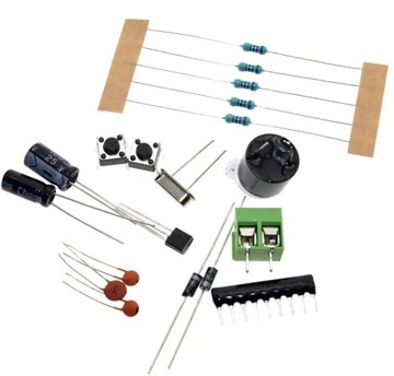 Elektroniczny zegar led 40x16 mm 4-bit podtrzymanie DIY KIT