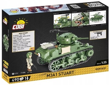 COBI 3048 M3A1 ТАНК СТЮАРТ КОМПАНИЯ ГЕРОЕВ 3