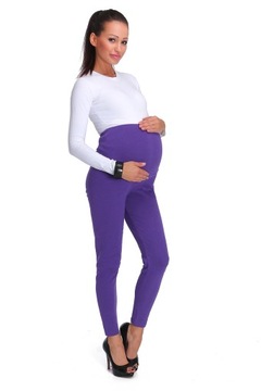 LEGGINSY CIĄŻA OCIEPLANE GRUBE GETRY Z PANELEM MCI