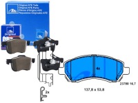 фото thumb №1, Гальмівні колодки гальмівні subaru impreza legacy ii legacy i