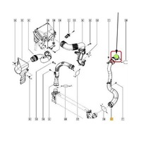 фото thumb №6, Шланг труба wąż турбіни vivaro trafic 1.6 cdti